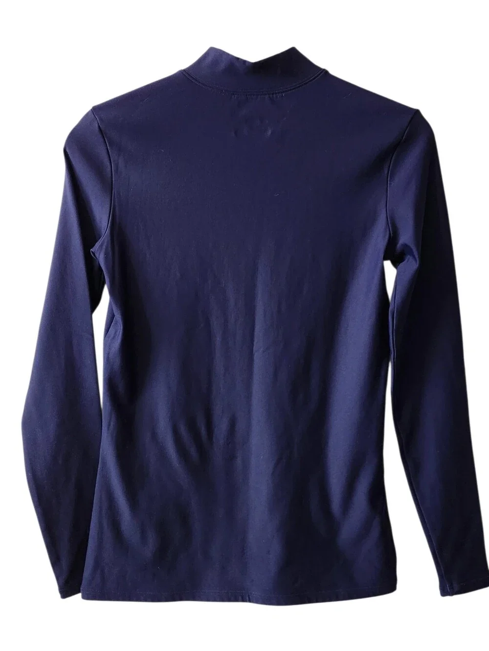 Under Armour Navy Mock Neck Long Sleeve Top size M - Picture 4 of 7